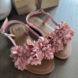 GAP Floral Sandals - Girls size 12
